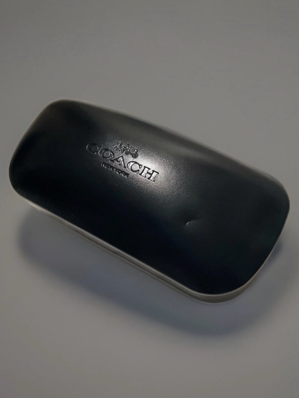 Coach Hard Shell Glasses Case DISCOUNTED HAS SCUFFS W/ Cloth